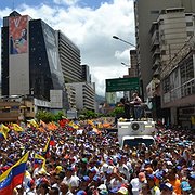 Oppositionens demonstration i Caracas den 1 september. 