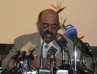  Omar al-Bashir vid ett besök i Peking 2006.