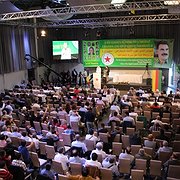 PYD samlade till partikongress i Bryssel. 
