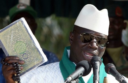 Yahya Jammeh har gjort sig känd för drastiska utspel. Han utropade Gambia som en islamisk republik.