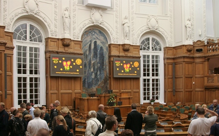 Folketinget i Danmark.