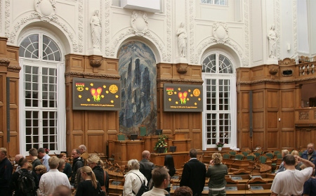 Folketinget i Danmark.