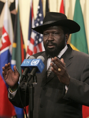 Sydsudans president Salva Kiir.