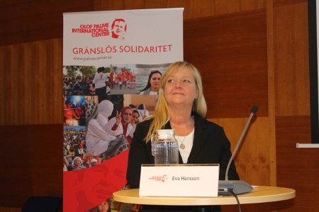 Eva Hansson från Forum för Asienstudier vid Stockholms universitet.