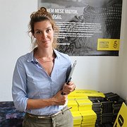 Júlia Iván, chef för Amnesty Ungern.