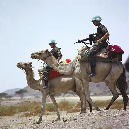 Fram till år 2008 övervakade FN gränsen mellan Eritrea och Etiopien efter kriget 1998-2000.
