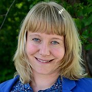 Helle Jacobsen medverkade i Queer Amnestys Pridearrangemang på Etnografiska museet.