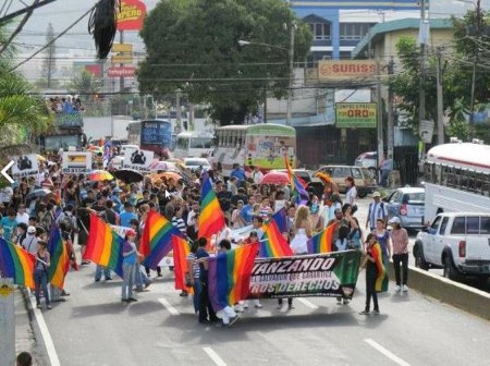 Manifestation i San Salvador.