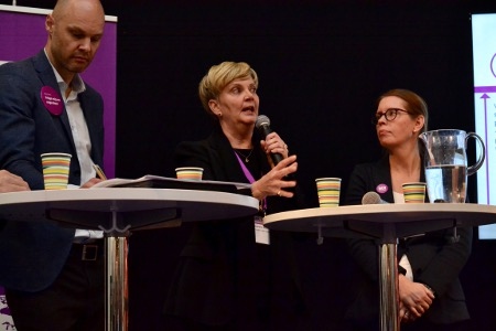 Carl Bexelius, Madelaine Seidlitz och Johanna Eriksson Ahlen.