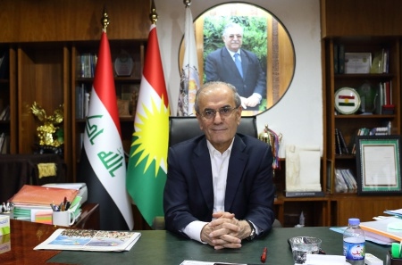 Najmaldin Karim, Kirkuks kurdiske guvernör som flydde staden den 16 oktober.