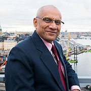 Colin Gonsalves på besök i Stockholm.