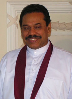 Mahinda Rajapaksa var president 2005-2015.