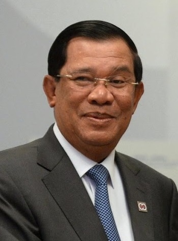 Premiärminister Hun Sen.