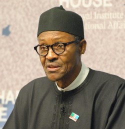 Nigerias president Muhammadu Buhari.