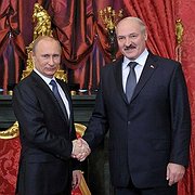 slands president Vladimir Putin och Vitrysslands president Aleksandr Lukasjenko.