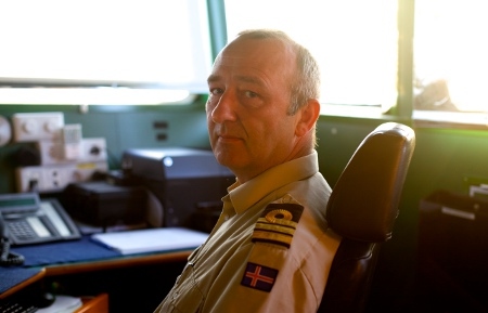 Kapten Einar Valsson på Týr.
