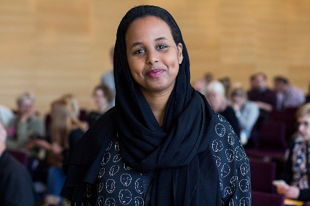 Bilan Osman, journalist och utbildare på stiftelsen Expo, besökte på lördagen Amnestys årsmöte i Göteborg.