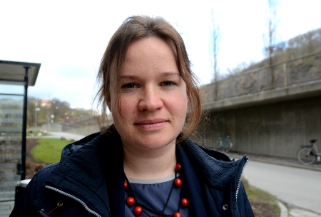 Oksana Pokaltjuk berättar att Amnesty i Ukraina oroas över att polisen inte ger skydd mot högerextrema grupper.
