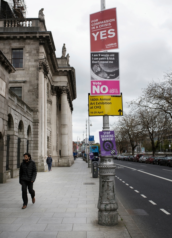  Den 25 maj hålls folkomröstning i abortfrågan i Irland.