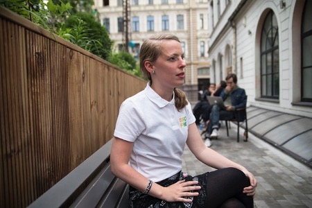 Britta Davidsohn, ordförande för Stockholm Pride.