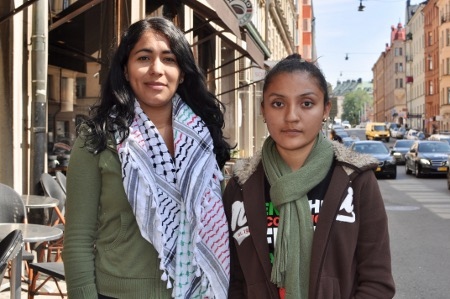 Yerling Aguilera och Jessica Cisnero bjöds in till Sverige av Sveriges Lantbruksuniversitet, SLU.