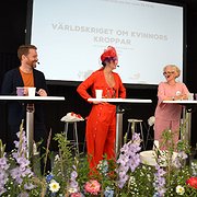 Hans Linde, Linnéa Claeson och Ann Svensén diskuterade hur civilsamhället ska stärka de mest utsatta. Afrikagruppernas generalsekreterare Louise Lindfors ledde samtalet.