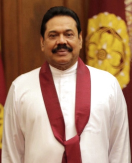 Mahinda Rajapaksa.