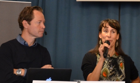 Måns Molander, Human Rights Watch och Maja Åberg, Amnesty International, ledde samtalet.