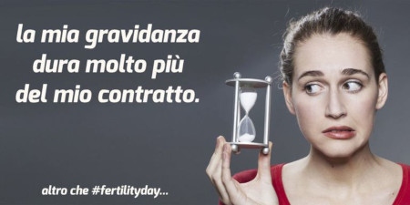 Bild från kampanjen Fertility Day som hälsoministeriet i Italien driver.