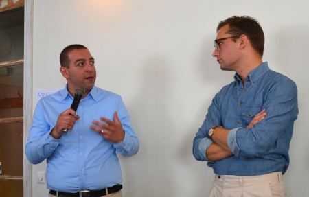 Roger Haddad och Per Olsson Fridh.