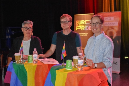 Anna-Maria Sörberg, Frank Berglund och Sandra Ehne.