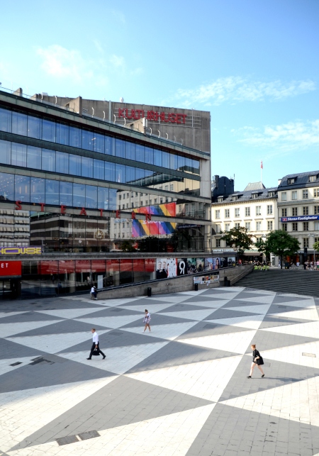 Kulturhuset har under veckan förvandlats till Europride House.