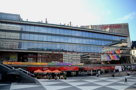 På Kulturhuset/Stadsteatern i Stockholm pågår nu Europride.