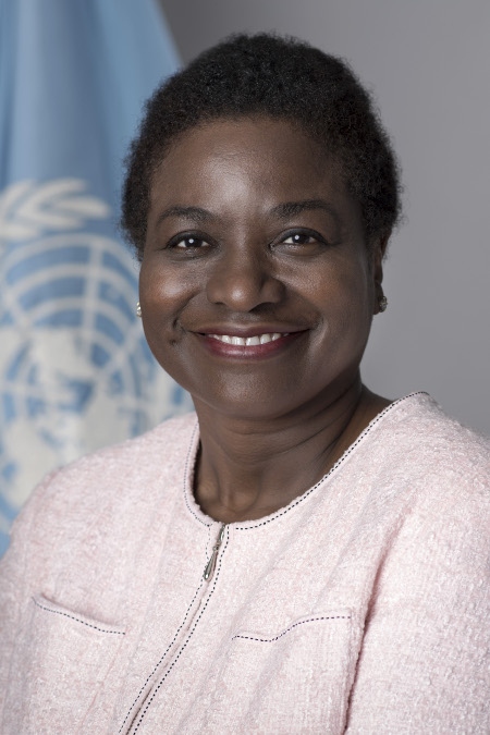 Natalia Kanem från Panama är chef för UNFPA.