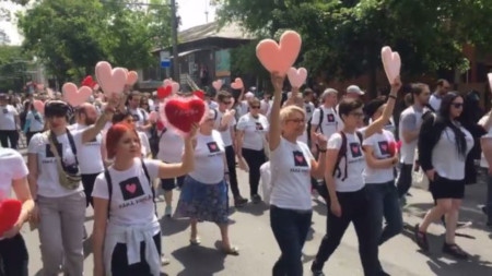 Prideparad i Chisinau i maj 2018.