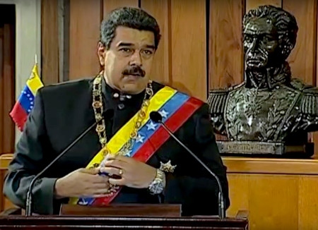 President Nicolás Maduro tog över presidentposten i mars 2013.