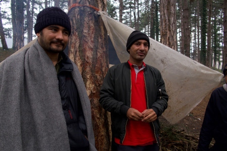 Amir och Kashit har varit i Bihac i Bosnien i cirka en månad.