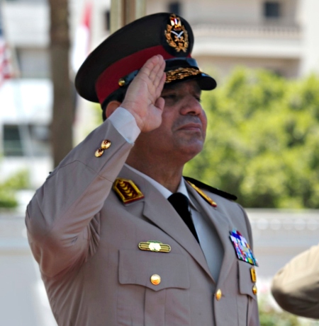 Abd al-Fattah al-Sisi tog av sig uniformen och blev president. 