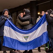 Politiska flyktingar från Nicaragua demonstrerar i Stockholm varje lördag mot förtrycket i sitt hemland.