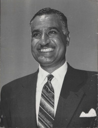 Gamel Abdal Nasser på besök i Jugoslavien 1962. 