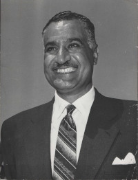 Gamel Abdal Nasser på besök i Jugoslavien 1962.