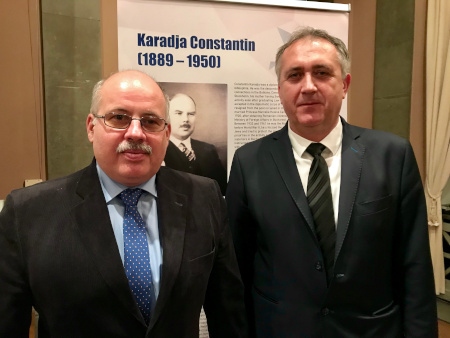 Den rumänske forskaren och historikern Ottmar Tracas och hans kollega historikern och diplomaten Stelian Obiziu, som tillsammans har skrivit boken " ”Romanian Diplomats in the Service of Life. Constantin I. Karadja and the rescuing of Romanian Jews in Europe during the Third Reich”. 