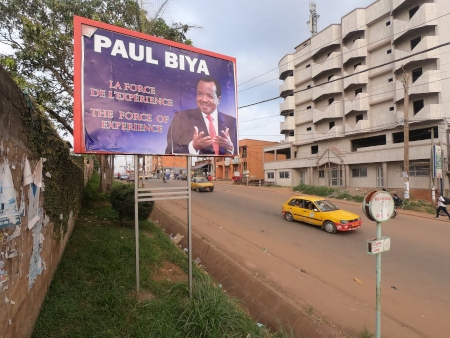 President Paul Biya har styrt sedan 1982.