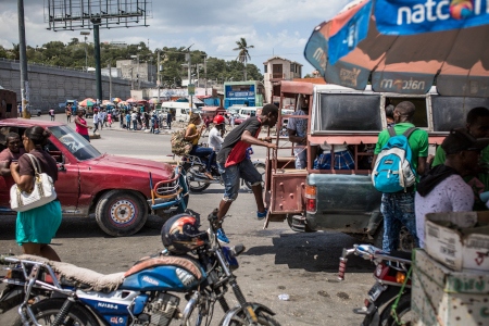 Centrala Port-au-Prince, huvudstad i Haiti. 