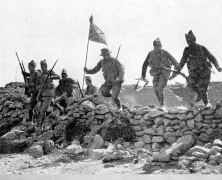  Spanska legionen under kriget i Rif.