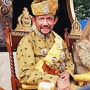 Sultanen Hassanal Bolkiah vid 50-årsjubileet av sitt styre. 
