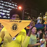 Jubel på gatorna i Montevideo oktober 2018 sedan kongressen sagt ja till den nya translagen. Jubel på gatorna i Montevideo oktober 2018 sedan kongressen sagt ja till den nya translagen.