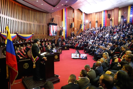 Nicolas Maduro installerades som president 10 januari 2019. Detta ledde till den senaste protestvågen i Venezuela.