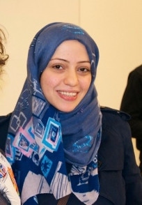 Samar Badawi besökte Amnestys kontor i Stockholm i januari 2013. Hon var i Sverige för att hämta Palmepriset som hade tilldelats hennes fängslade make. Nu är hon själv fängslad i Saudiarabien.