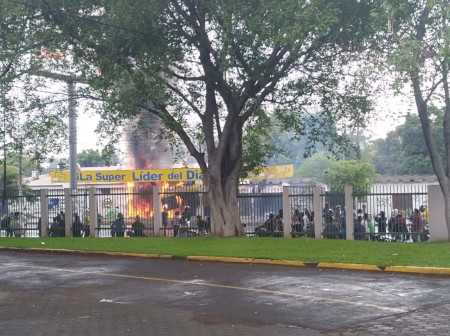 Attack mot universitetet i Managua 28 maj 2018.